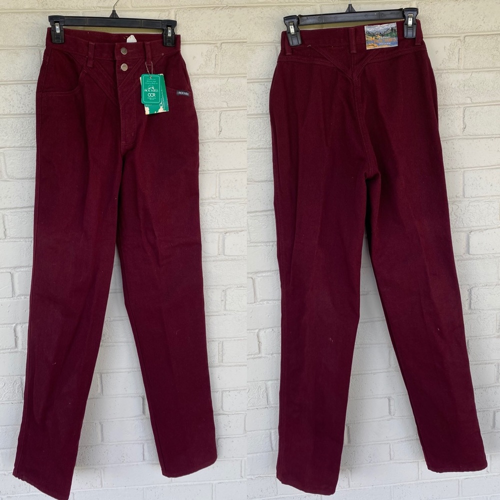 Vintage NWT Rocky Mountain Wine Denim Western Jeans 29/9